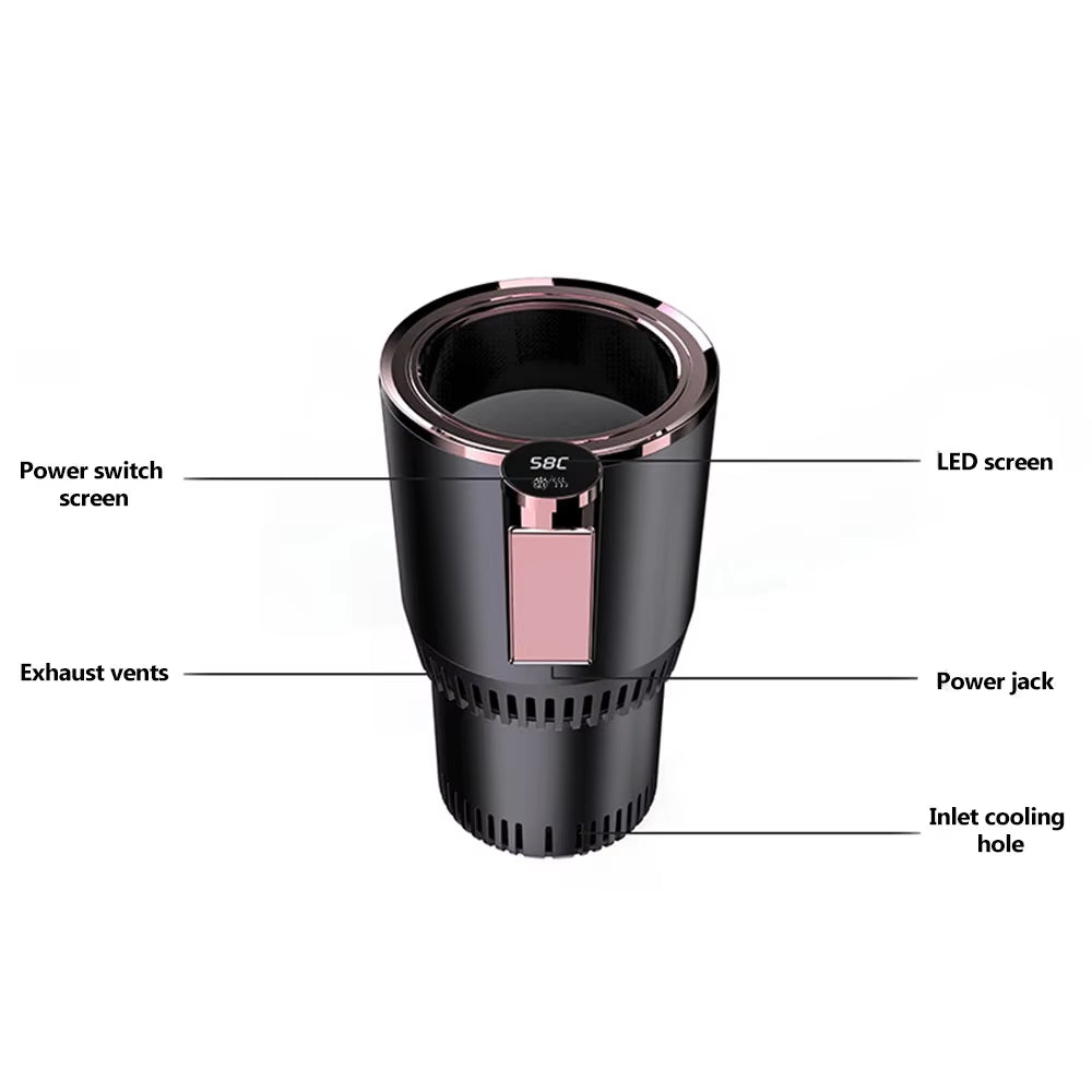 12v Drink Cooler and Heater Designed With Touchpad Controls