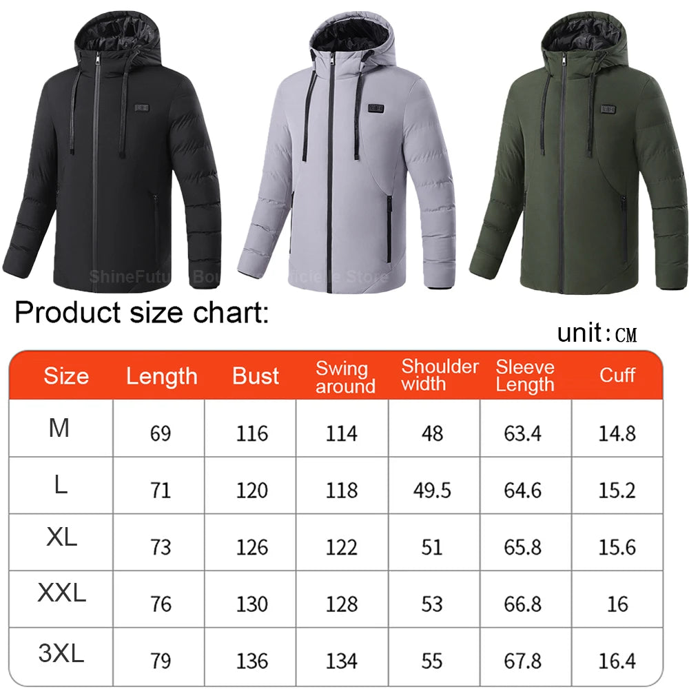 11 Areas Heated Jacket Vest